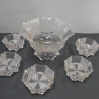 Lot 3 - Crystal Berry Set - Late 1700's - 1800's