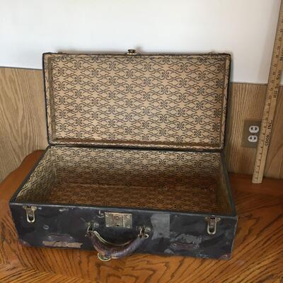 #13 Vintage Black Suitcase