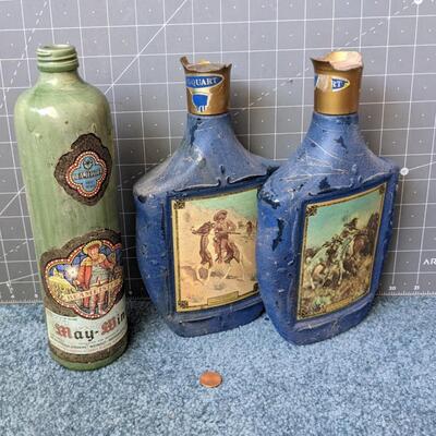 #45 Vintage Beameister Liquor Bottles 