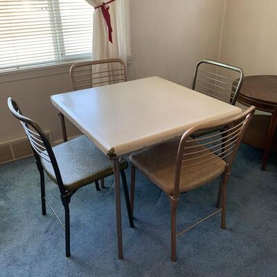 #158 Folding Card Table & Chairs