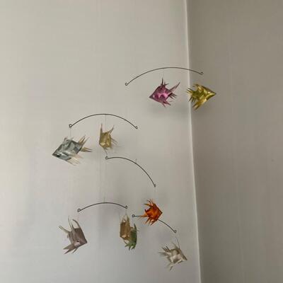 #161 Colorful Fish Hanging Mobile