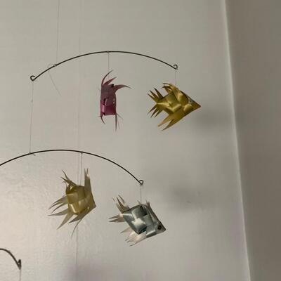 #161 Colorful Fish Hanging Mobile