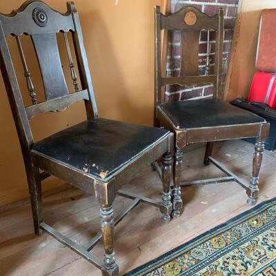 #205 Antique Dining Chairs