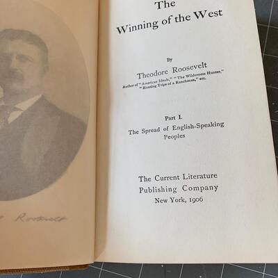 #267 The Winning of The West By Theodore Roosevelt