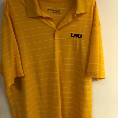 Nike golf LSU dri fit golf shirt 