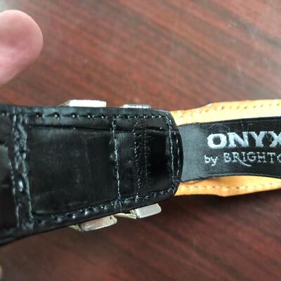 Onyx by Brighton belt 