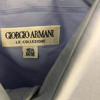 Georgio Armani menâ€™s long sleeve shirt