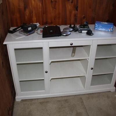 Ikea Liatorp white shelving unit, short