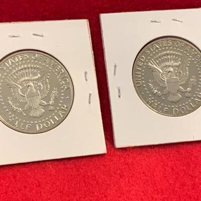 2 KENNEDY S PROOF MINT HALF DOLLARS 1990s 1991s