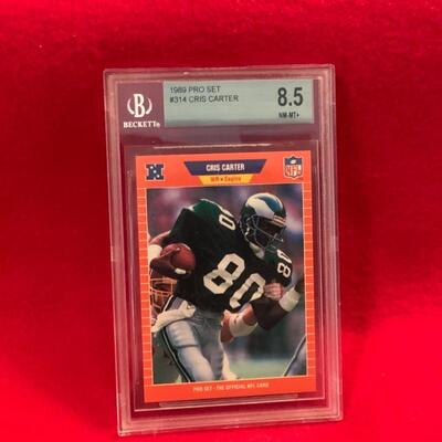 BECKETT GRADED NEAR MINT CHRIS CARTER