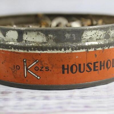 Antique Kress Household Nail Assortment Tin 