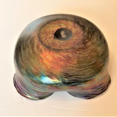 Lot #250  Beautiful Studio Glass Bowl - hand blown
