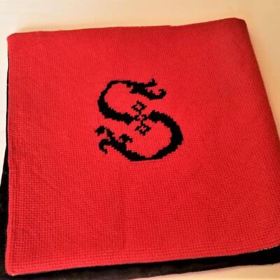 Lot #252  Vintage Needlepoint Telephone Book Cover.....just when you think you've seen it all......