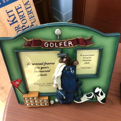 New golfer picture frame