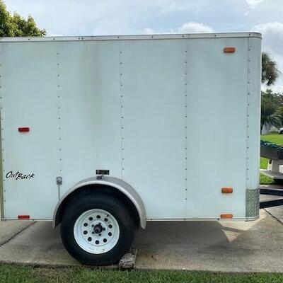 LOT#5G: 2014 5x8 OutBack Cargo Trailer