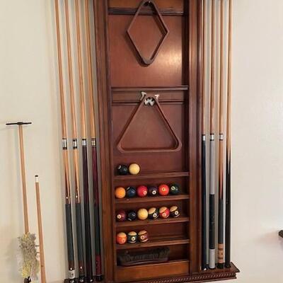 LOT#11L: Two Pool Cue and Ball Racks