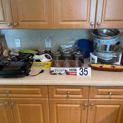 LOT#35K: Contents of Kitchen Lot