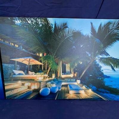 LOT#54L2: Pair of Lighted Canvas Prints