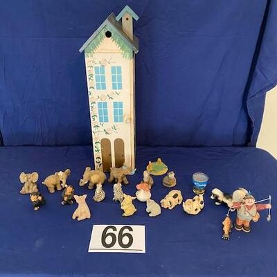 LOT#66L2: Assorted Animal Figurine Lot