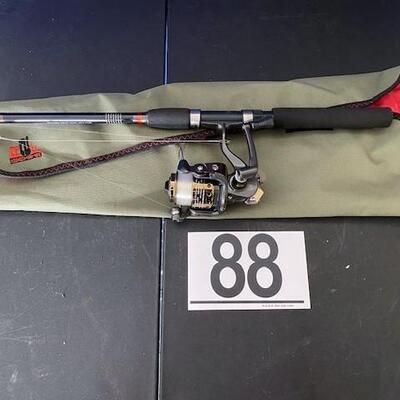 LOT#88G: Southbend Telescoping Travel Rod/Reel Combo