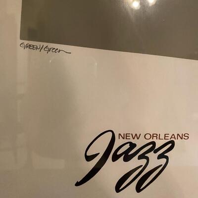 Pair of N. O. Jazz signed and framed prints