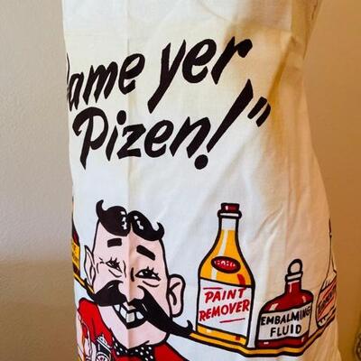 Lot 62 Vintage Novelty Cartoon BBQ Apron