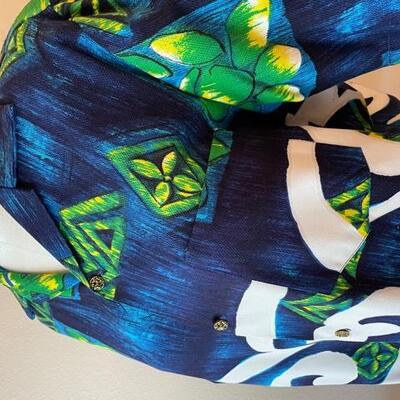Lot 64 Vintage Mens Hawaiian Shirt Tiki Hanakaki of Hawaii