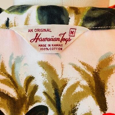 Lot 68 Vintage Hawaiian Shirt Tiki Red Hawaiian Togs