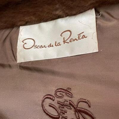Lot 70 MS Oscar de la Renta Ranch Mink Coat