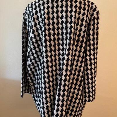 Lot 73 Houndstooth Jacket Black White