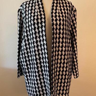 Lot 73 Houndstooth Jacket Black White