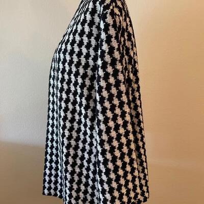 Lot 73 Houndstooth Jacket Black White