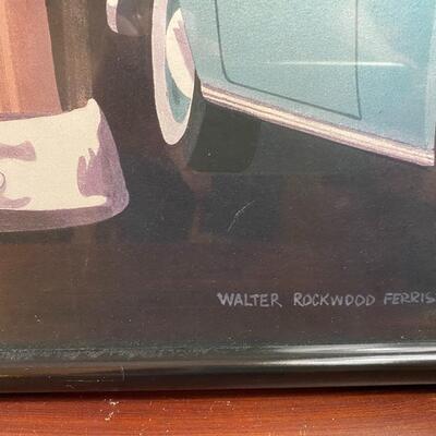 Framed Wizard of Oz poster