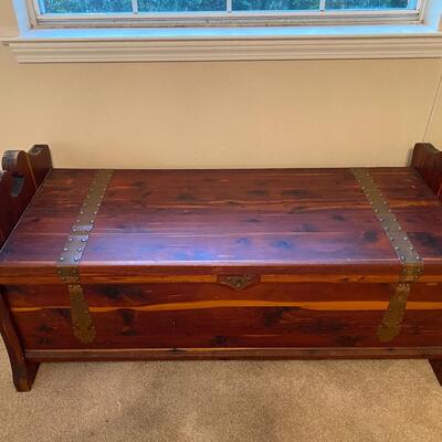 Vintage cedar chest