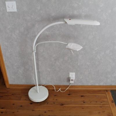Daylight Company floor lamp with magnifying glass