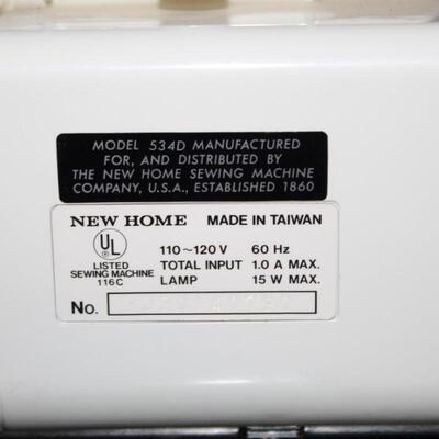 Janome New Home My Lock 534D Serger - read description before bidding!