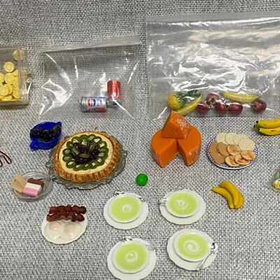 Dollhouse Miniatures Food Items