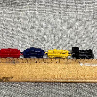 Vintage Multicolor Miniature Train Set