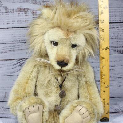 Charlie Bears Collectible Linus the Lion Plush Designed by Isabelle Lee  