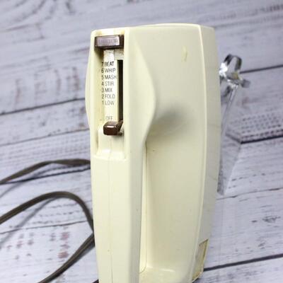 Vintage Sunbeam Mixmaster 7 Speed Hand Mixer