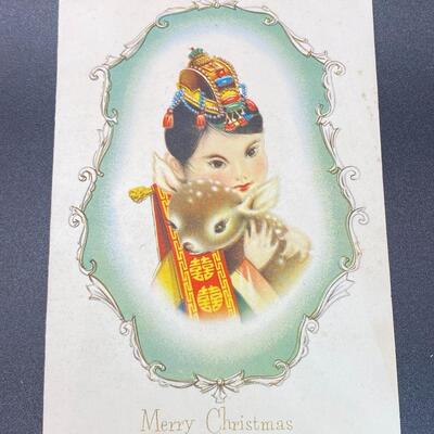 Vintage Korean Holiday Christmas Greeting Cards