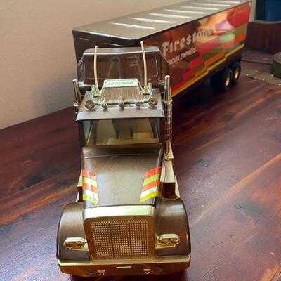 Vintage Firestone Radial Express Model Eighteen Wheeler Truck