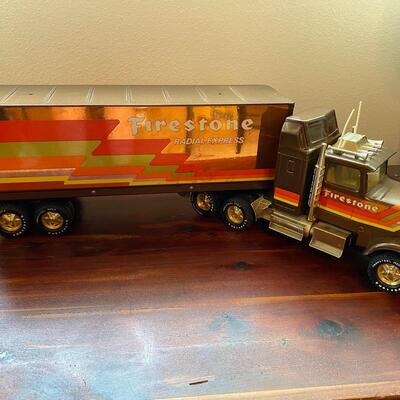 Vintage Firestone Radial Express Model Eighteen Wheeler Truck