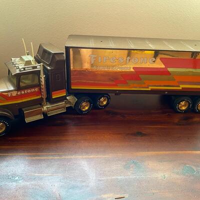 Vintage Firestone Radial Express Model Eighteen Wheeler Truck