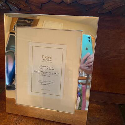 Silver Plate Photo Frame 8 x 10