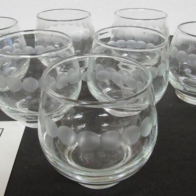 Set of 7 Matching Beverage Bar Glasses