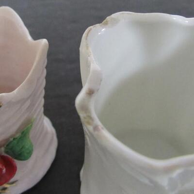 6 Vintage Toothpick Holders, 3 Pressed Glass, 3 Fine China