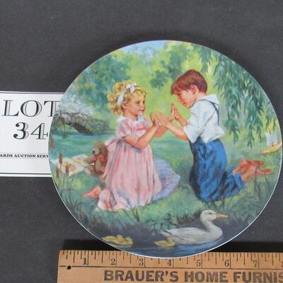 7th Issue 1990, Pat A Cake #4231, From the Treasured Songs of Childhood Plate Series, Knowles