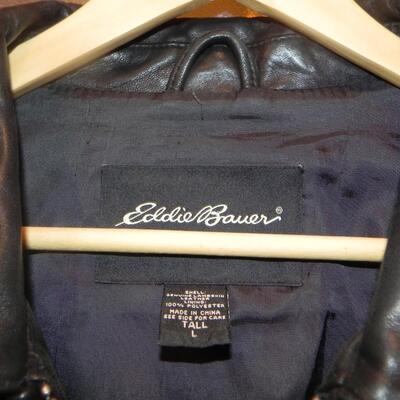 LOT 34 TWO MENS LEATHER JACKETS