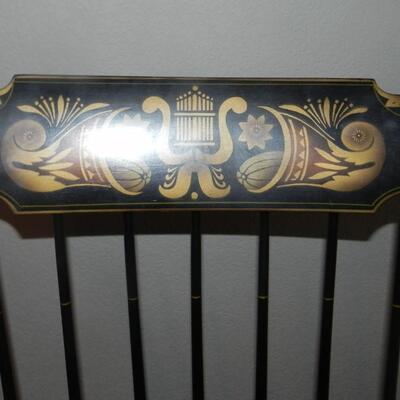 LOT 4  WOODEN ROCKING CHAIR